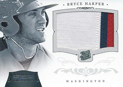 Bryce Harper Nationals 2017 Topps Jackie Robinson Logo Patch 101122MLCD131